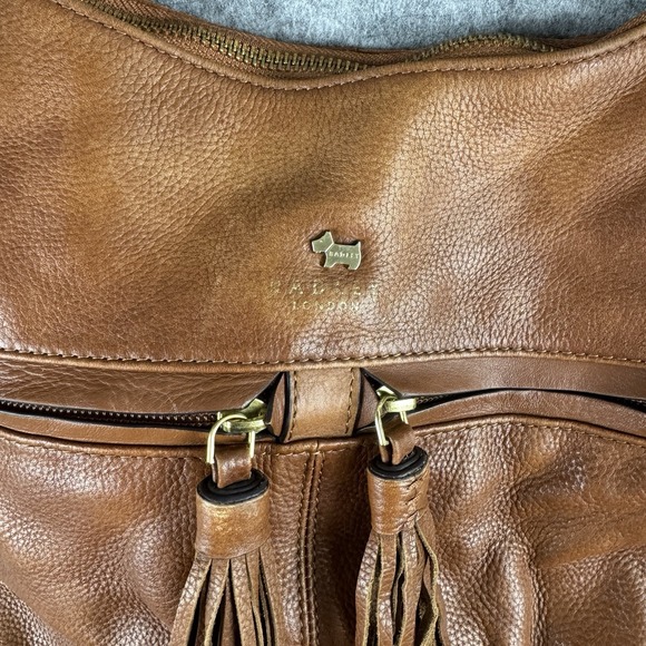 Radley London Hobo Handbag Brown Leather Purse Boho Postmans Park - Picture 4 of 15